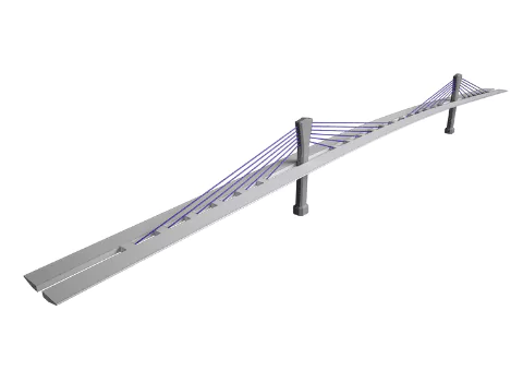 Extradosed bridge